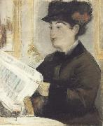 Edouard Manet Femme lisant (mk40) oil painting reproduction